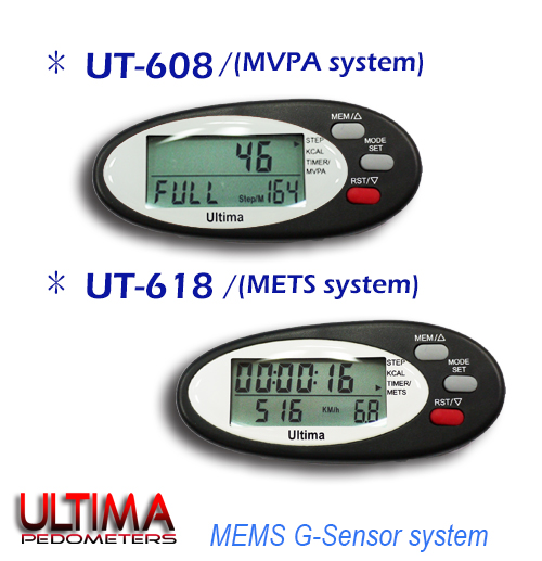 ULTIMA 608 MVPA G-sensor Pedometer